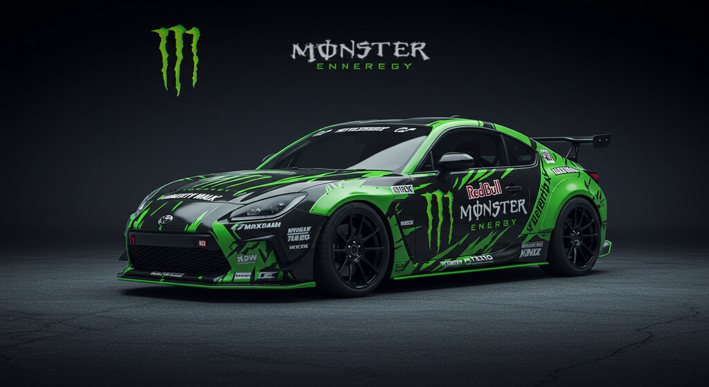 モンスターエナジーGR86レーシングカー