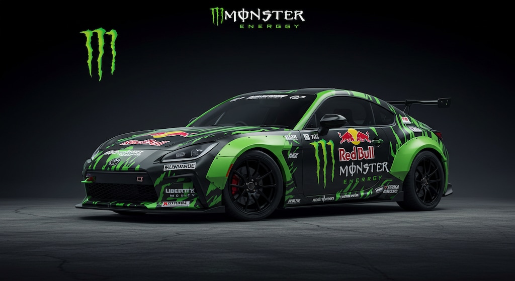 モンスターエナジーGR86レーシングカー