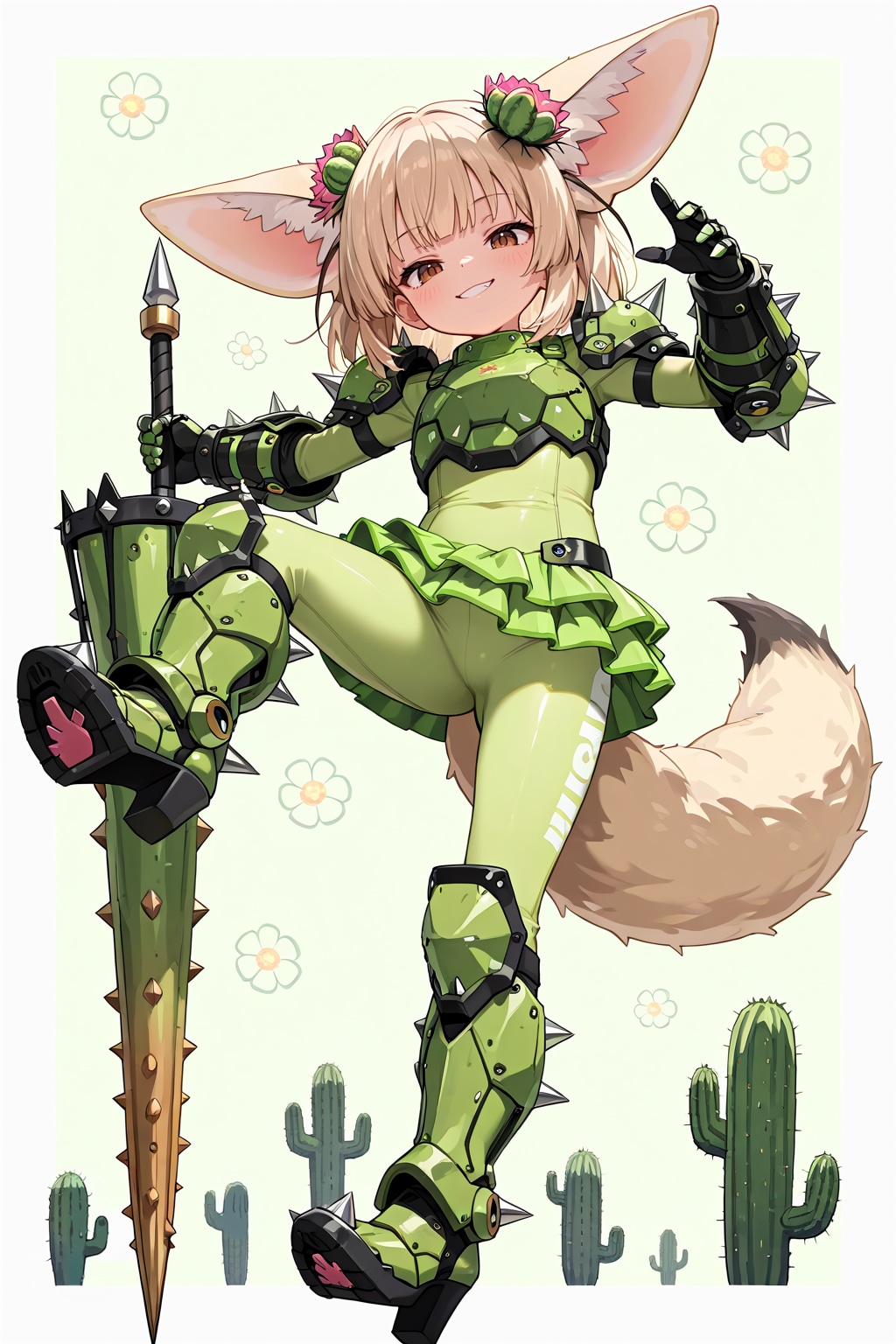 バトルフラワーガール・カクタス