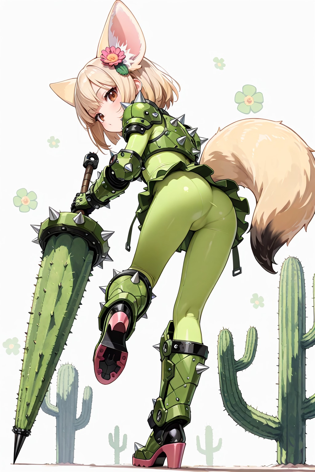 バトルフラワーガール・カクタス