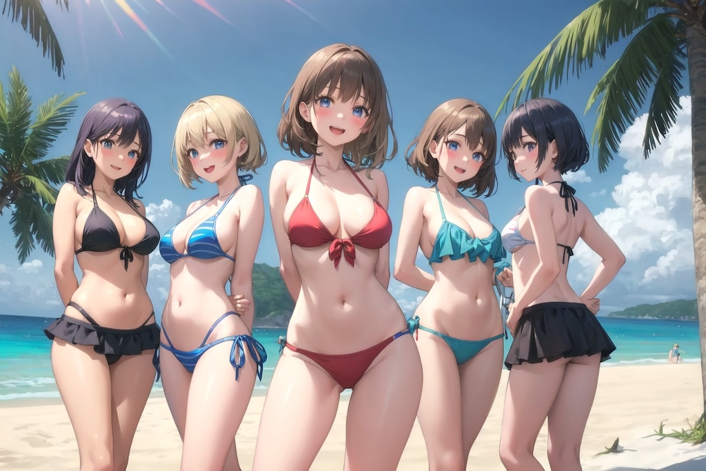 思いっきり泳ぐわよ