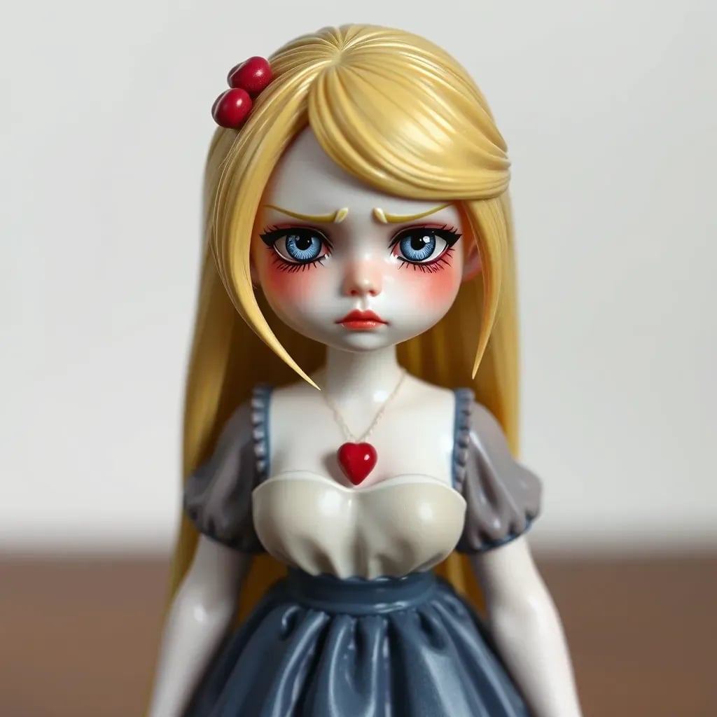 ぐぬぬ陶器人形