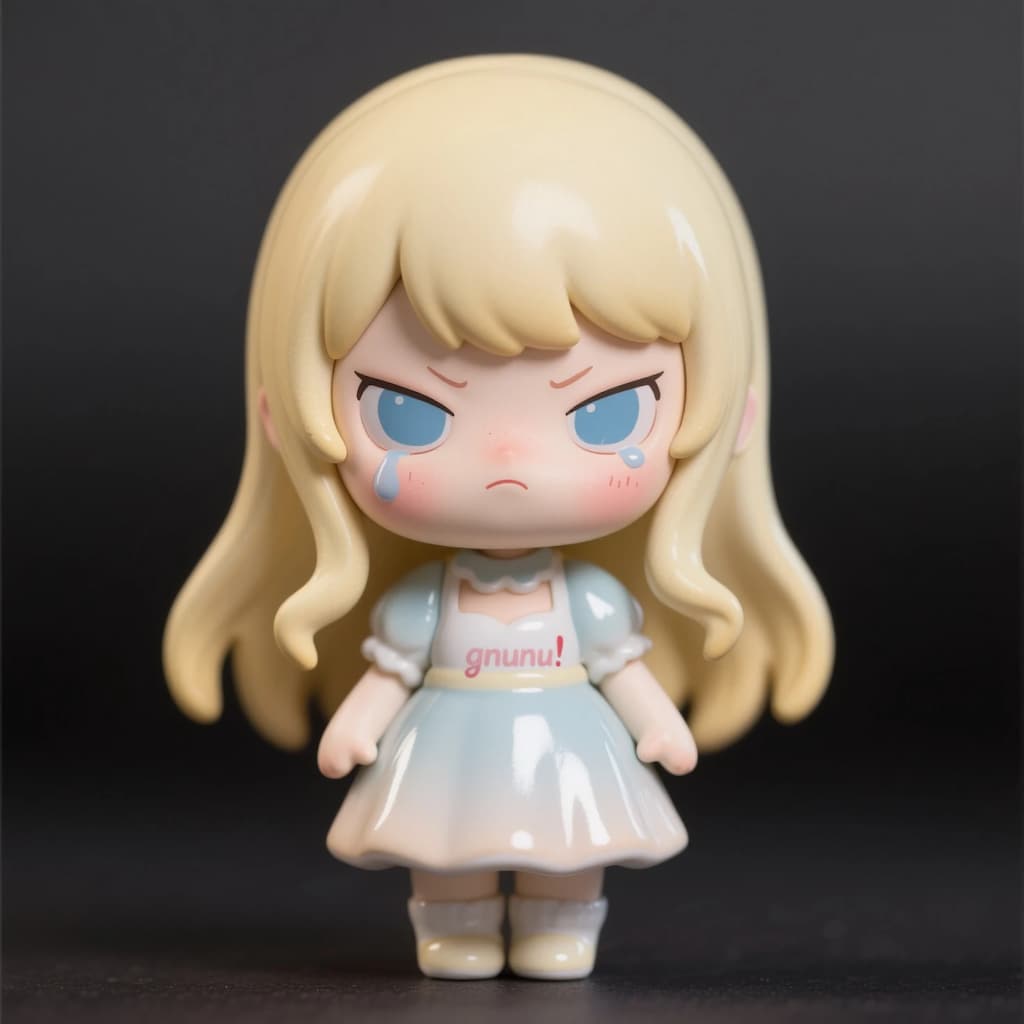 ぐぬぬ陶器人形