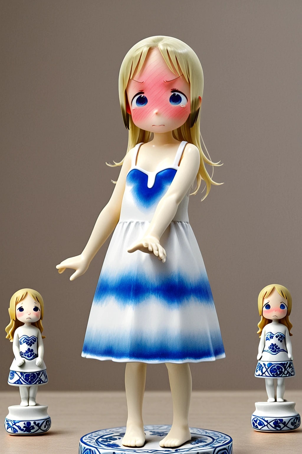 ぐぬぬ陶器人形 | の人気AIイラスト・グラビア