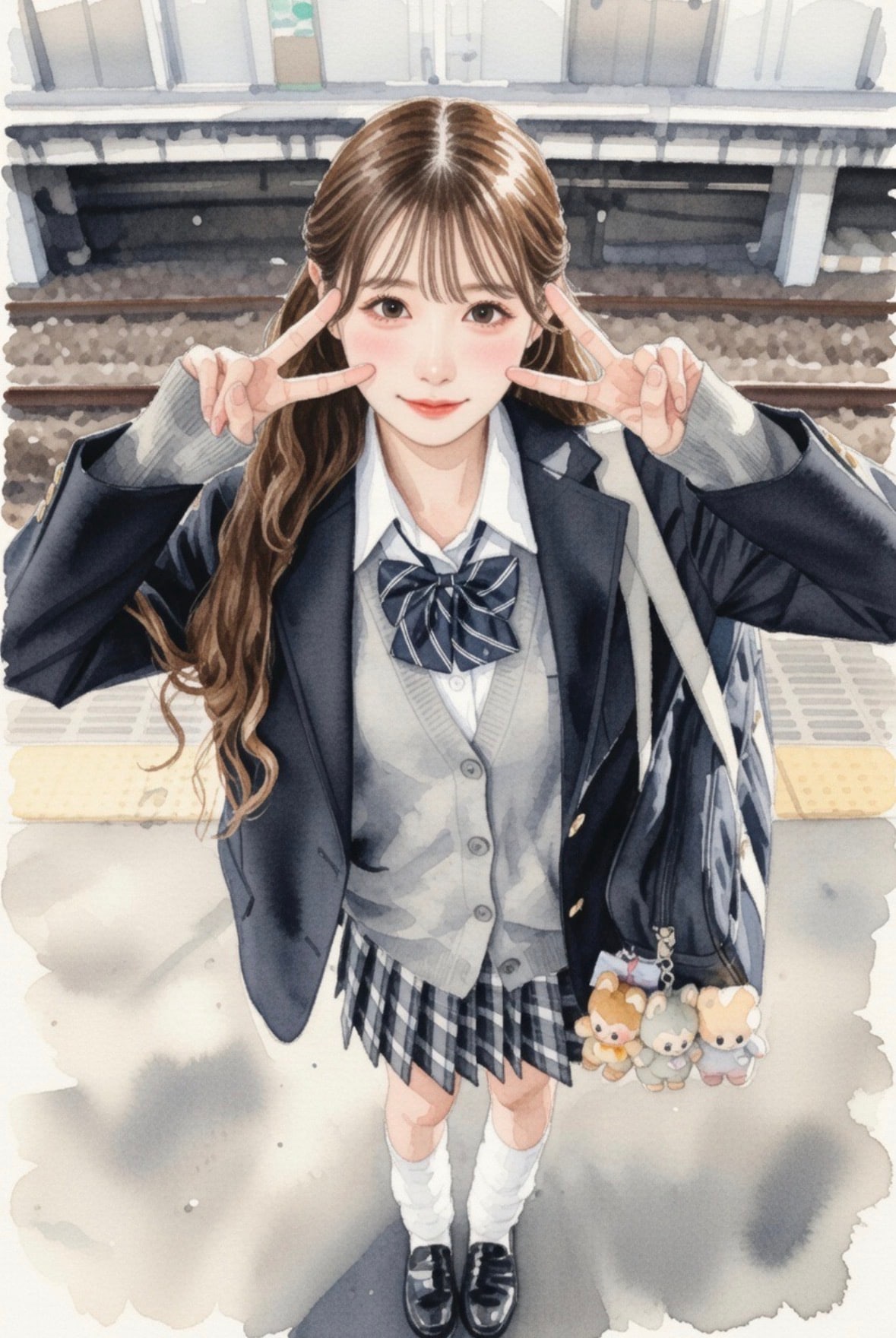 高身長彼氏の目線 | の人気AIイラスト・グラビア