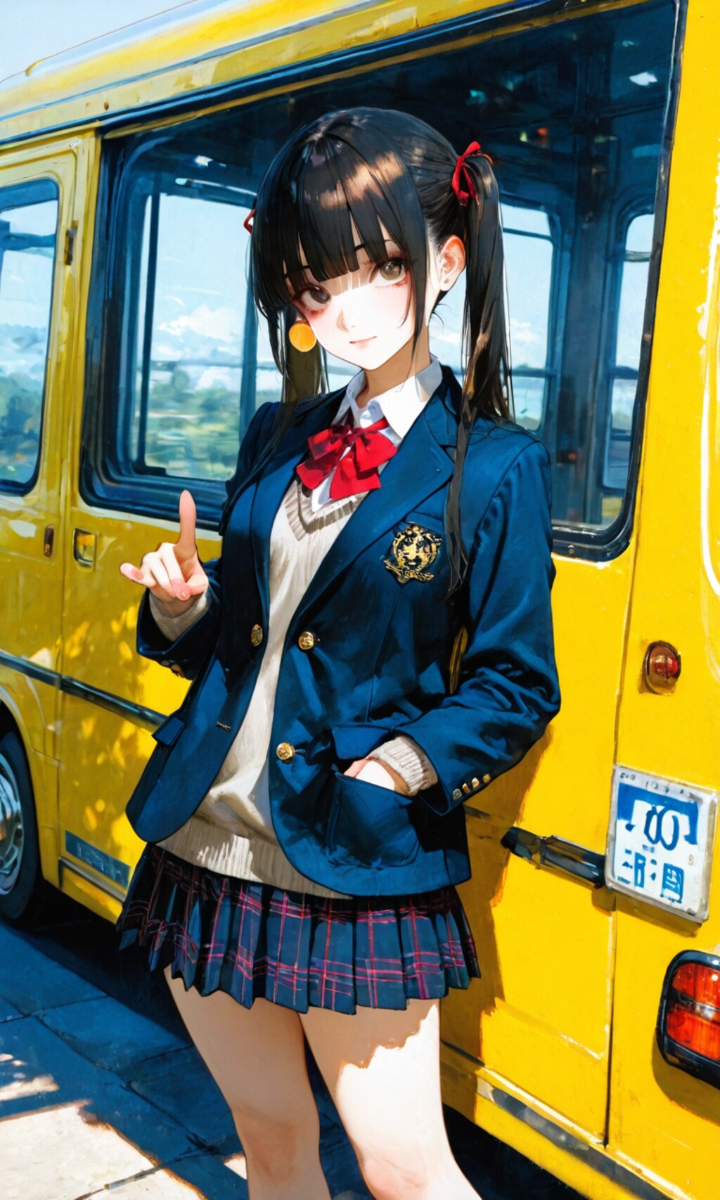 目つきの悪い子