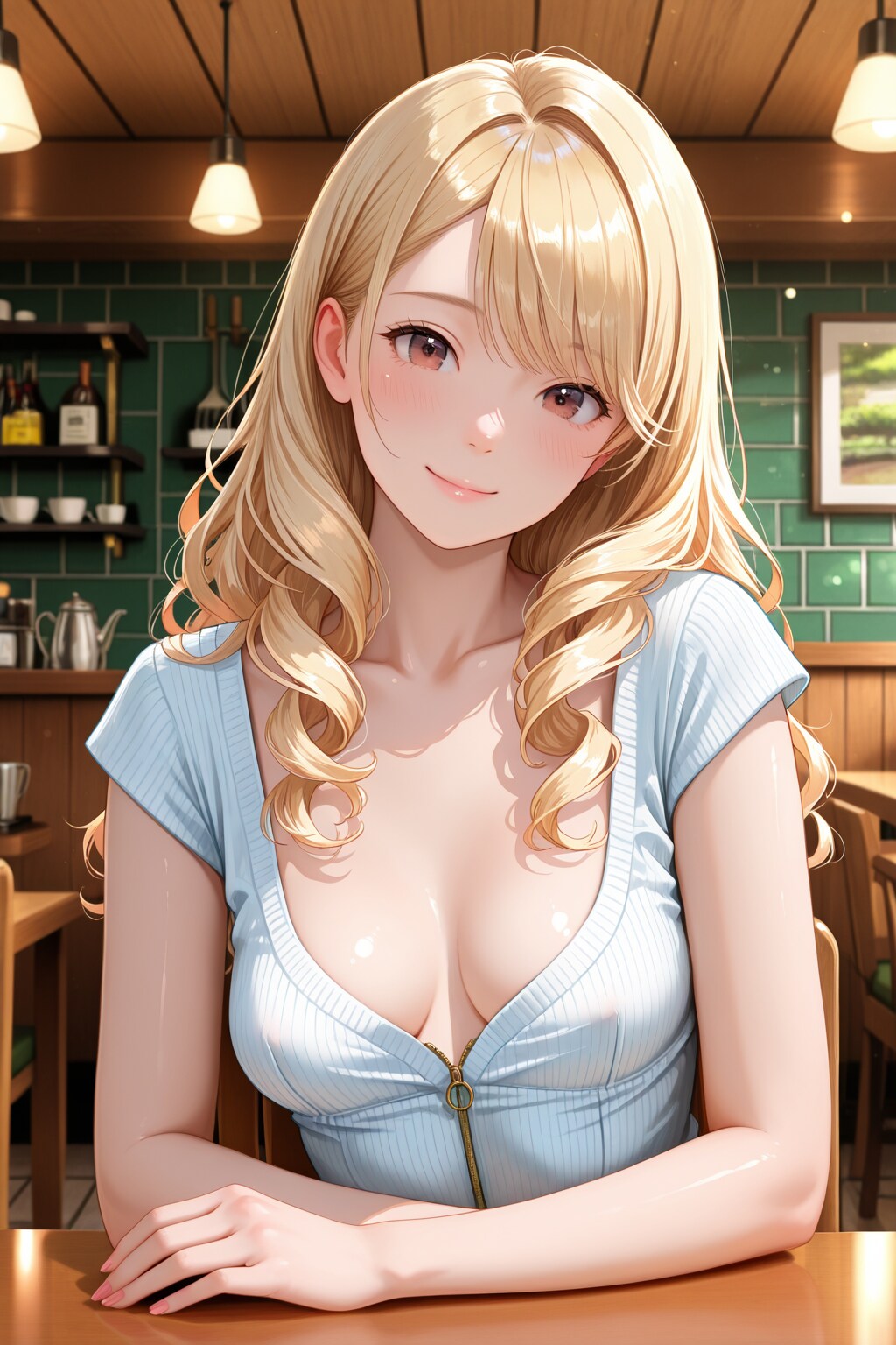 飲食店にて