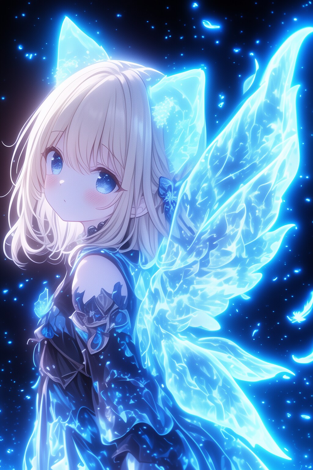猫耳ガールと煌めく翼