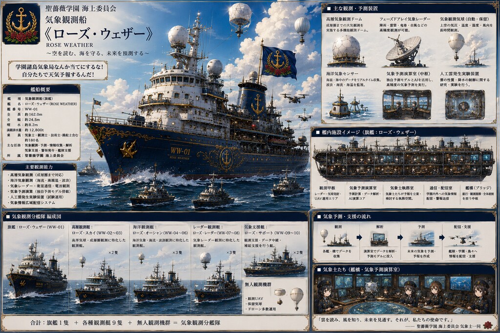 気象観測船《ローズ・ウェザー》