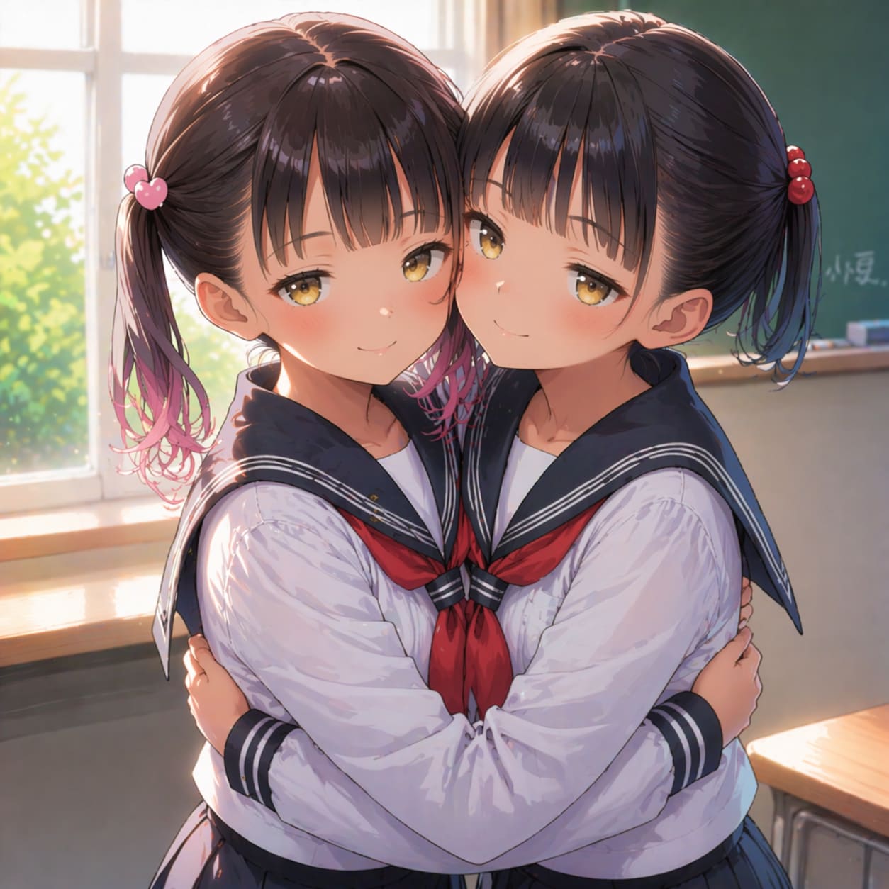 女の子同士…？
