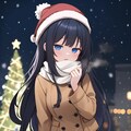 クリスマスツリーの前で待ち合わせ 2枚目