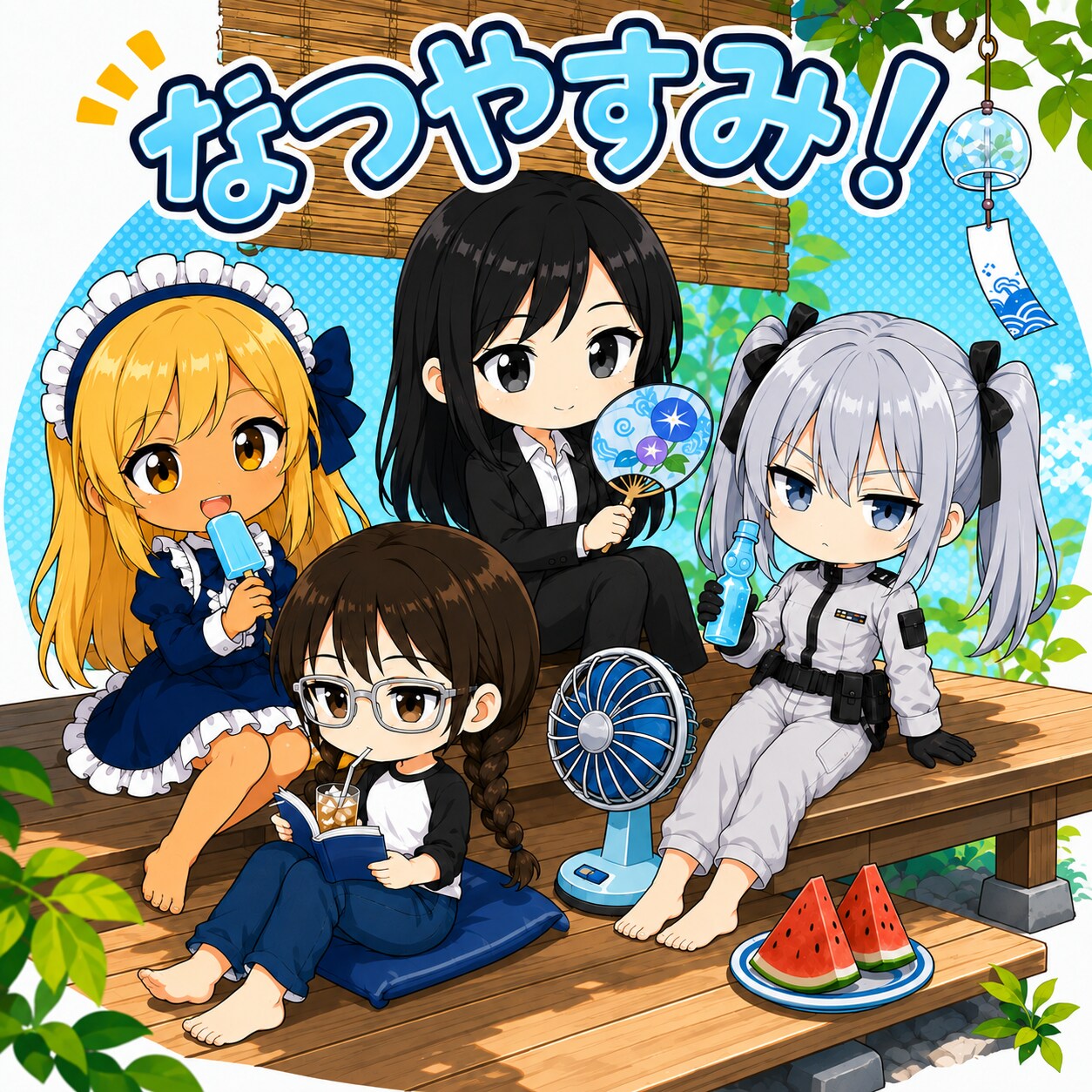 夏やすむ！ | の人気AIイラスト・グラビア