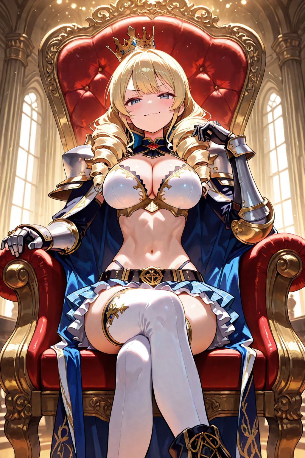 姫騎士 王家の一室にて