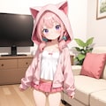 ピンクおさげちゃん冬服 2枚目