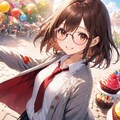 眼鏡女子 楓のお菓子の国 5枚目