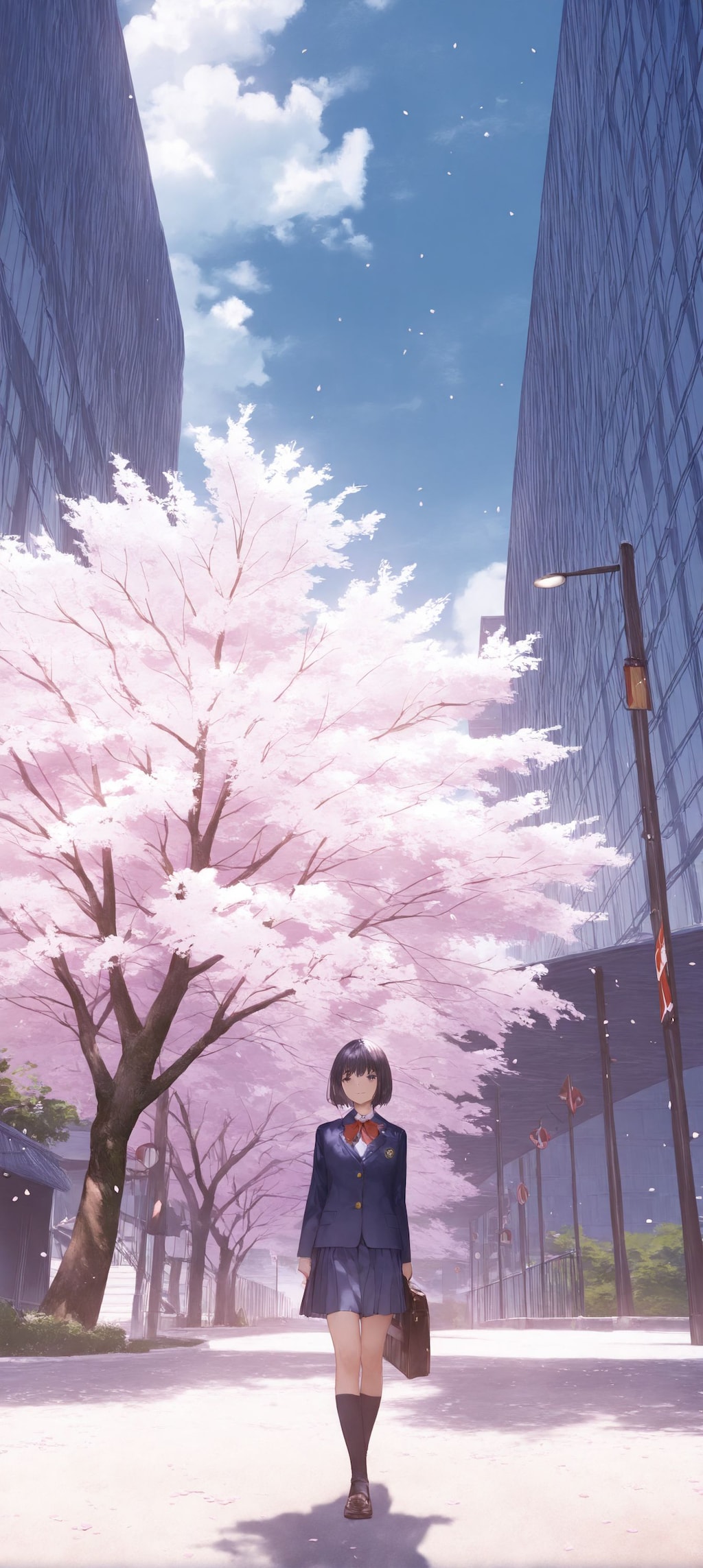 始まりの風と、桜のアーチ
