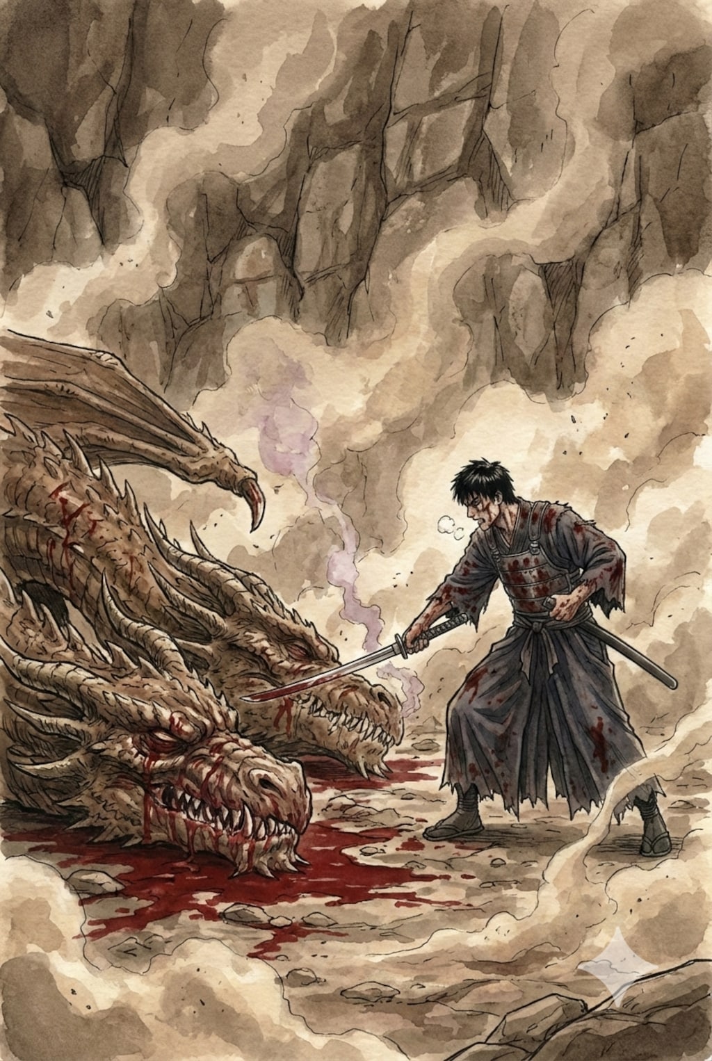 双頭竜討伐「お前も僕を終わらせてはくれなかったか」