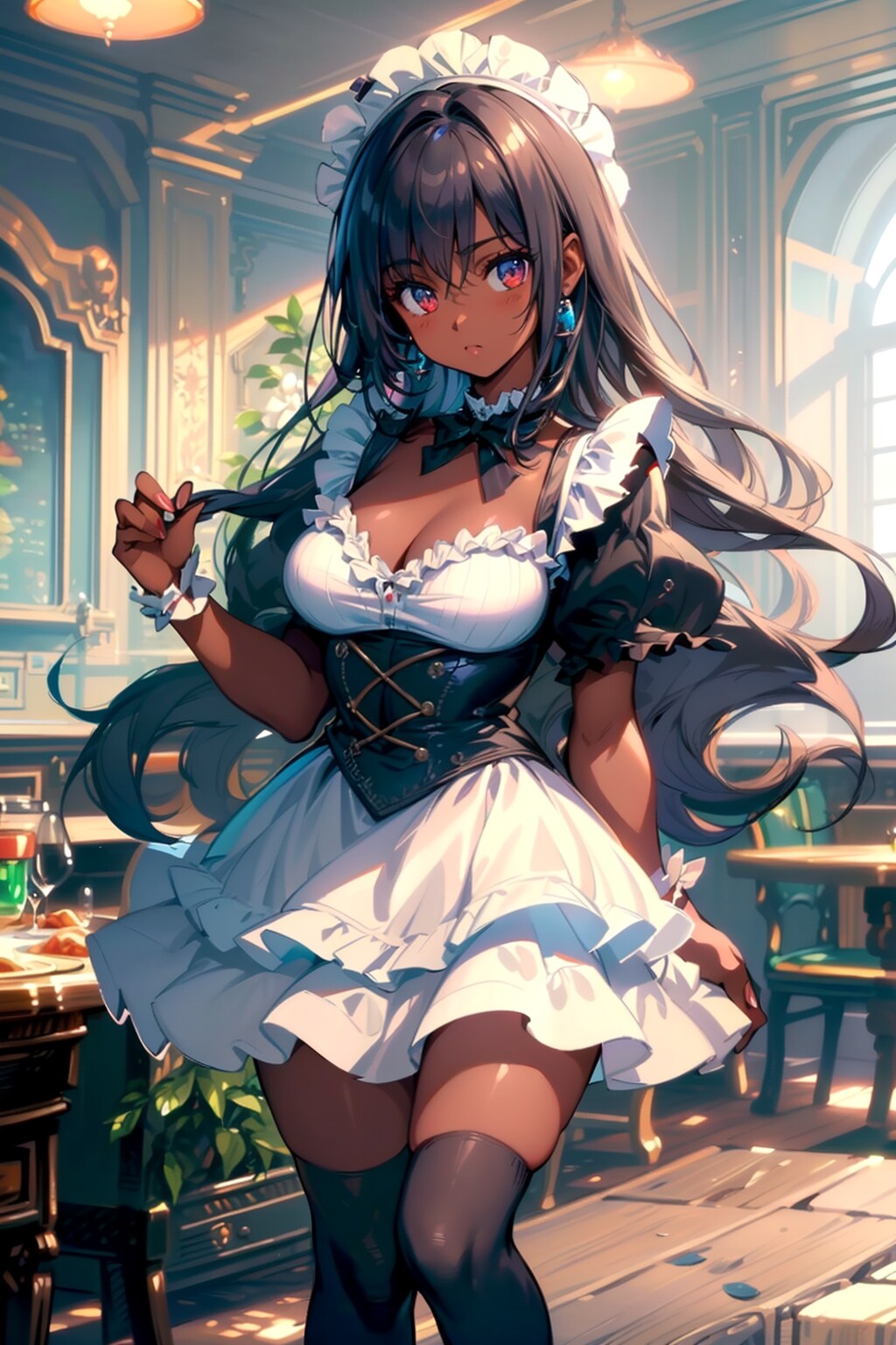 ダークエルフちゃんメイド