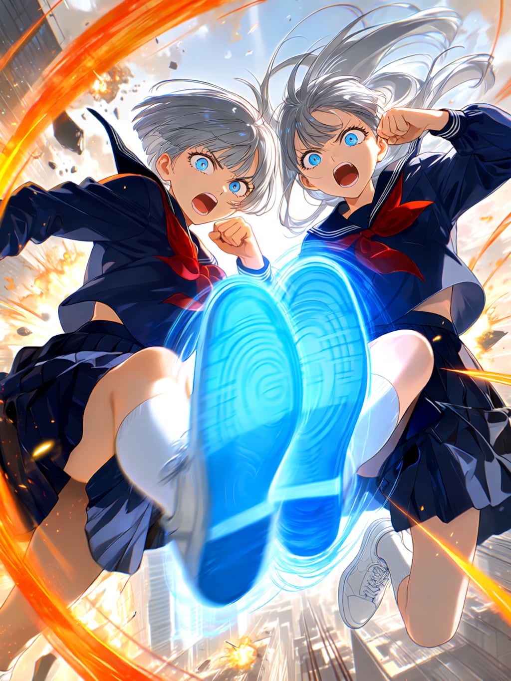 ライダァ…ダブルキィィック！！！