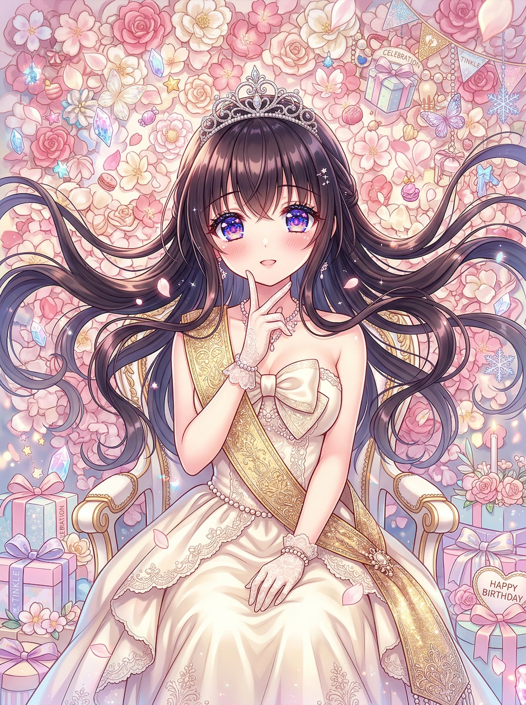 花冠の誕生祝姫