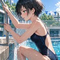 プールで泳ぐ藍音ちゃん 4枚目