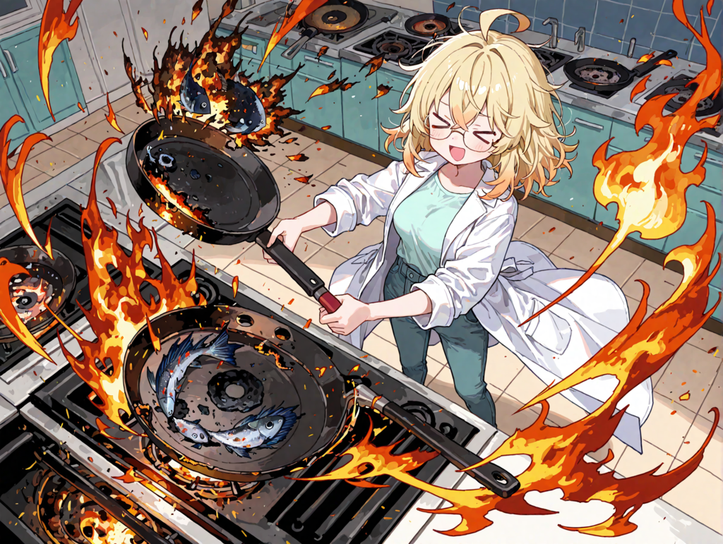 ”さいきょう焼き”に挑戦する理久さん