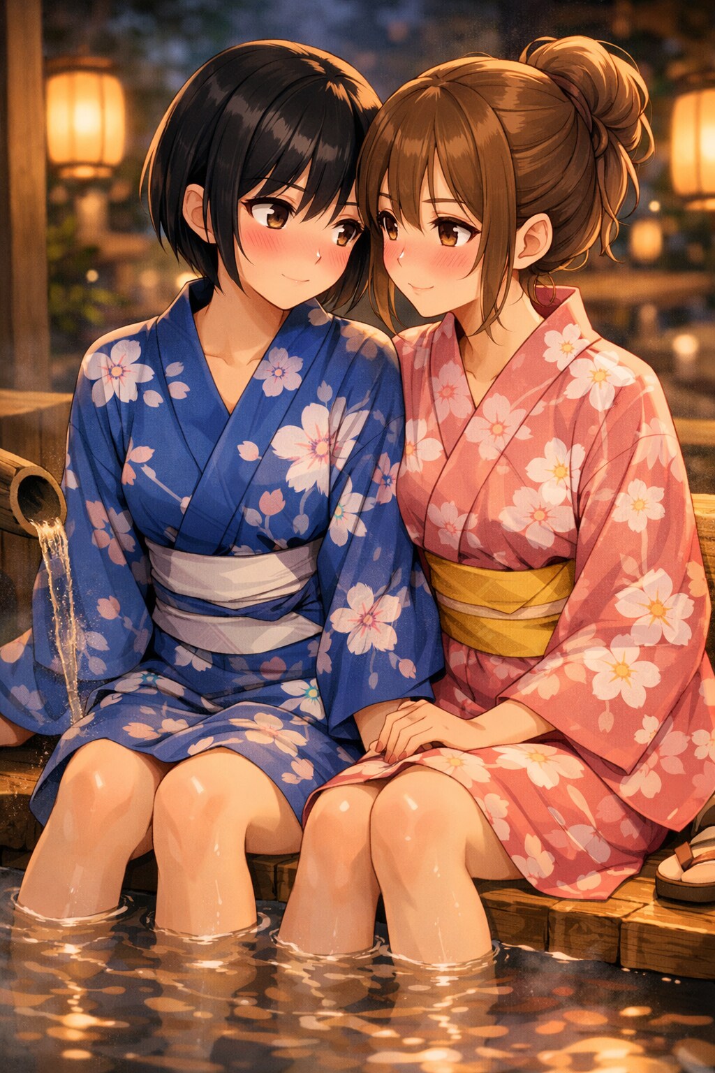 足湯も良いね。（良い風呂の日　06）