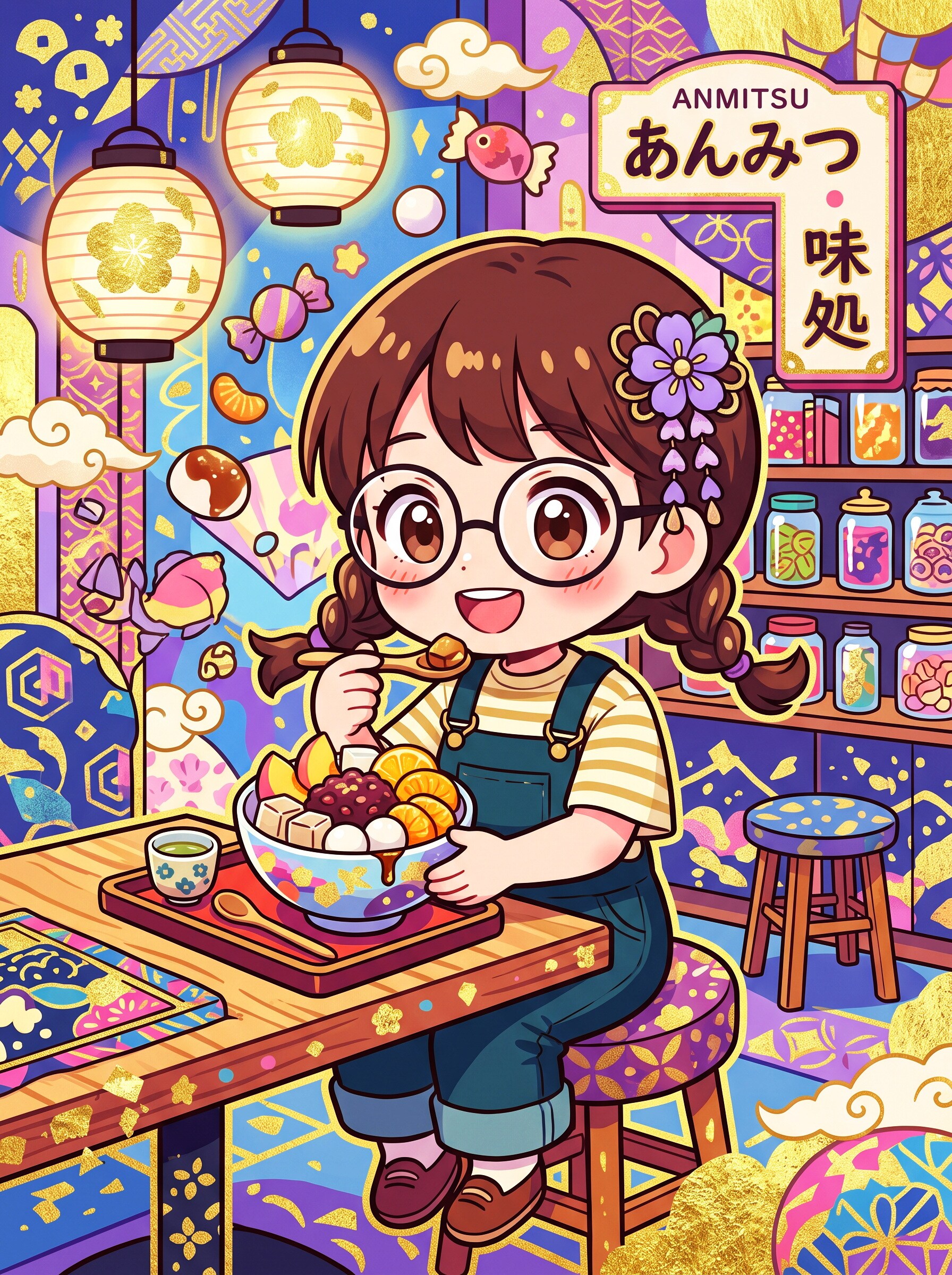 スミレちゃんヘアアレンジ