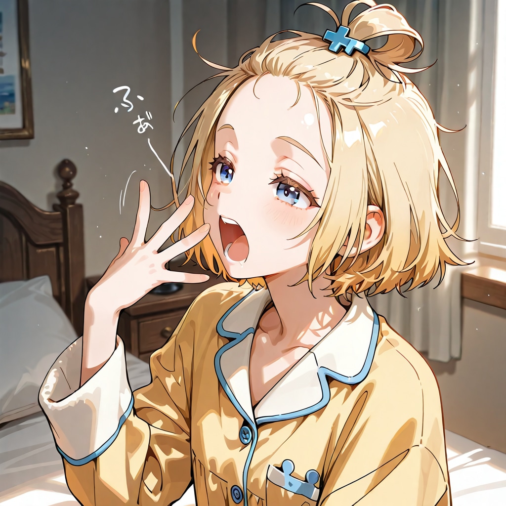 ねむいー
