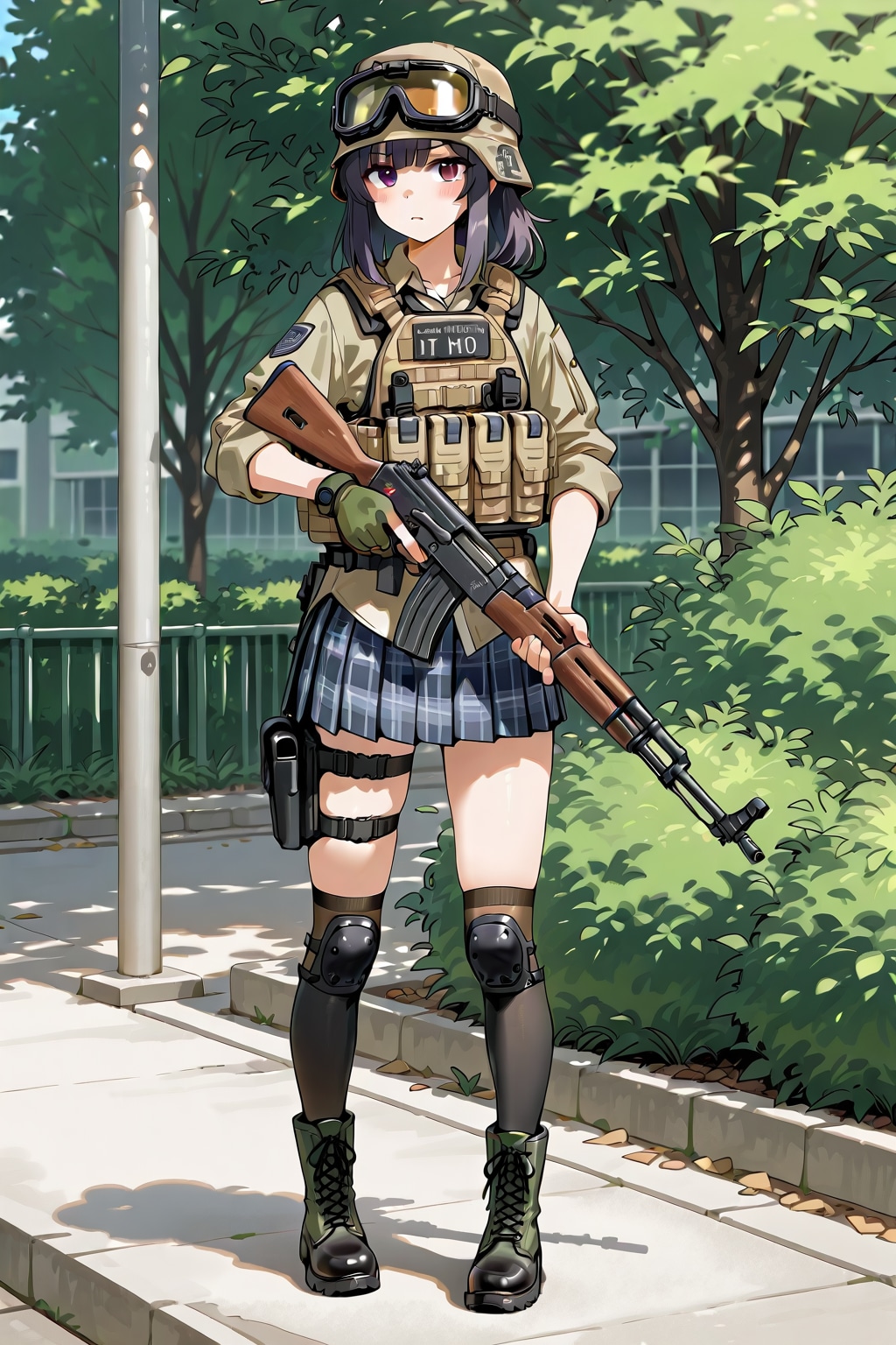 武装したJK