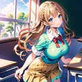クラスで話題の巨乳っ子 3枚目