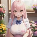 桃髪ロング爆乳ちゃん 8枚目