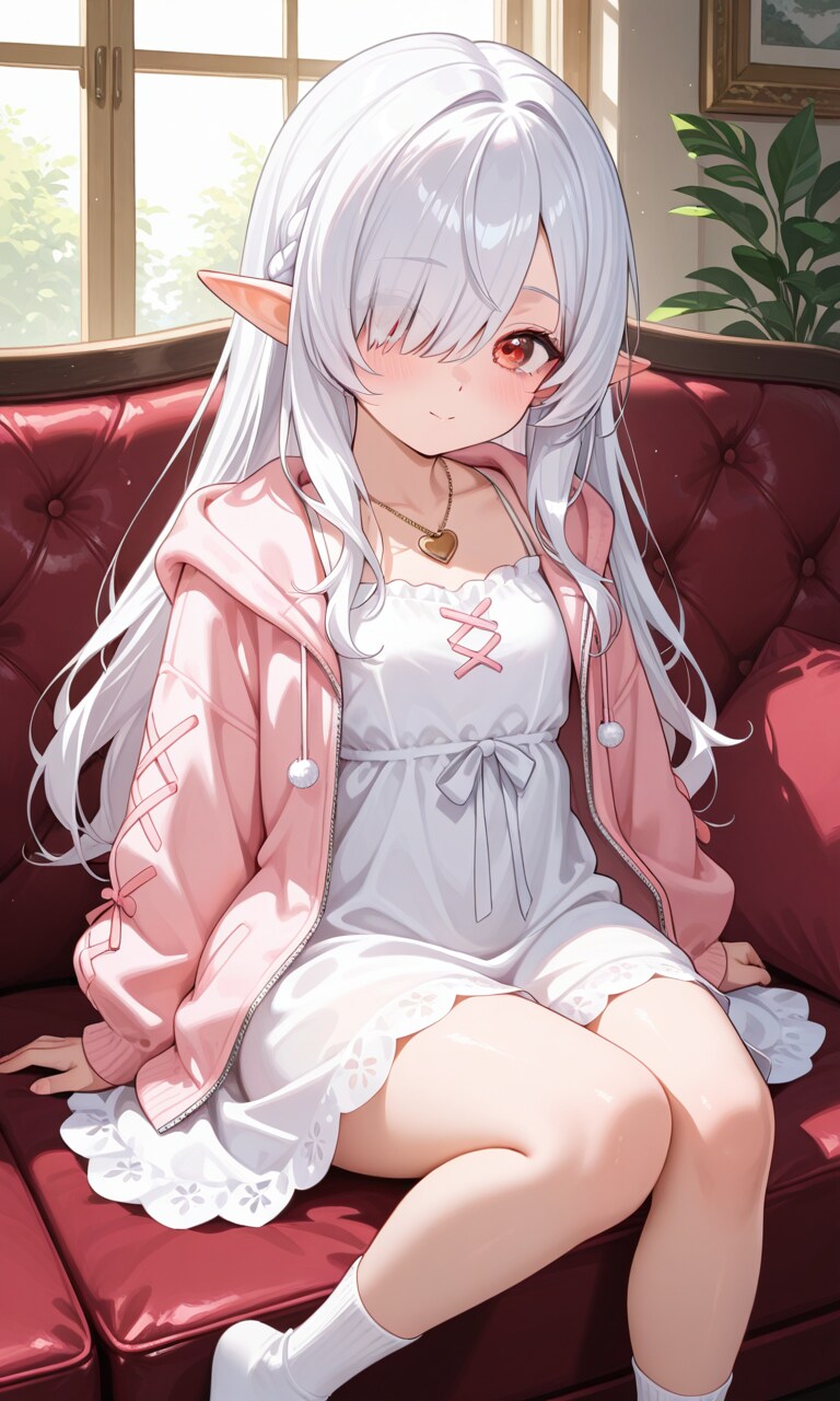 髪を下ろしたシロネさん