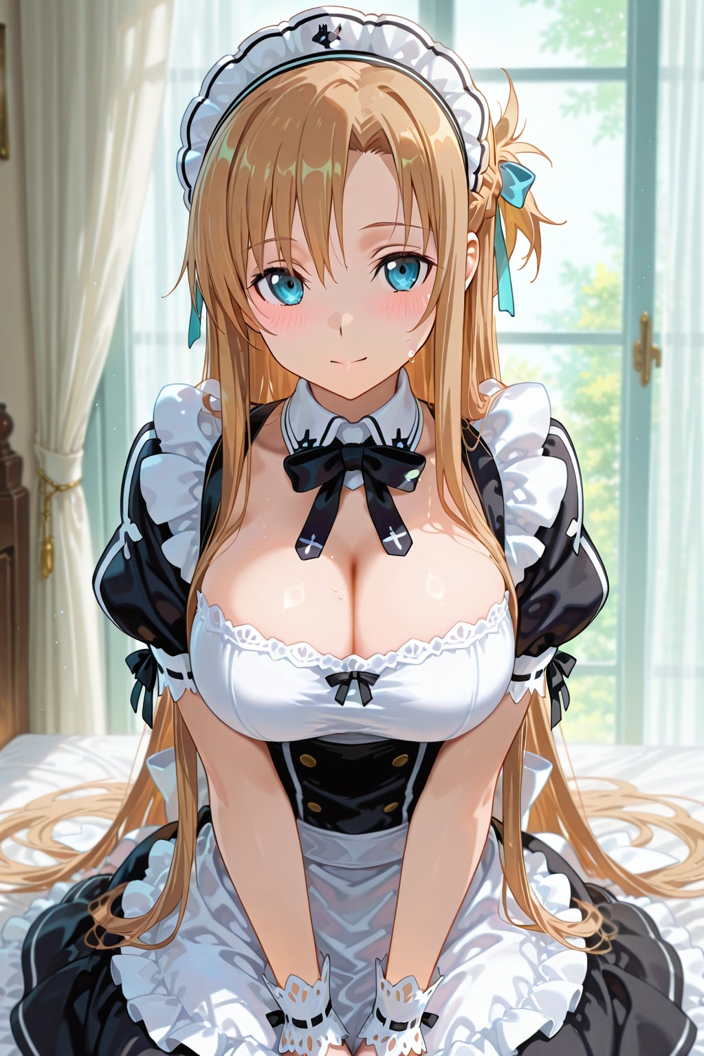 アスナさん メイドコス