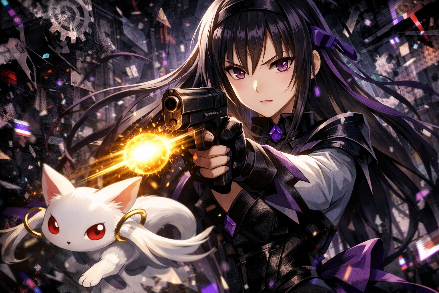 金弾撃つほむほむ | の人気AIイラスト・グラビア