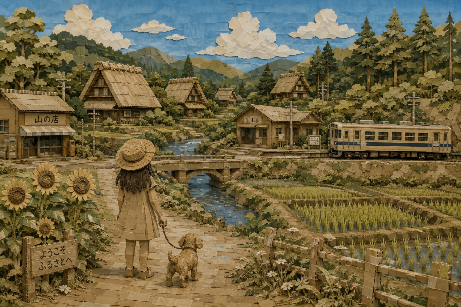 紙々、夏の想い出 | の人気AIイラスト・グラビア