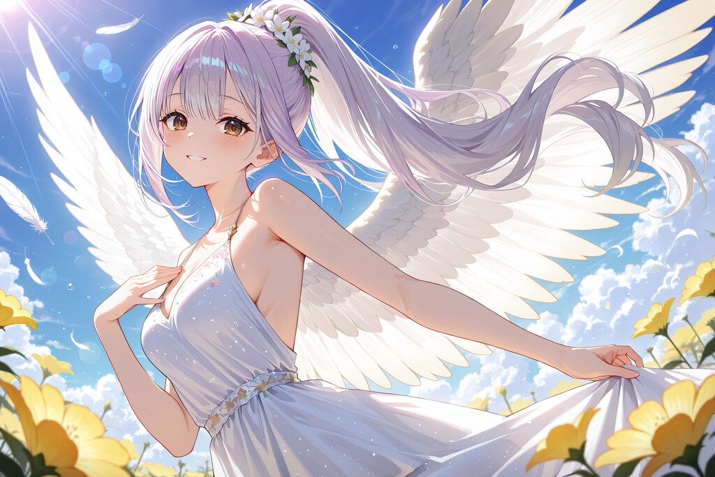 天使さん頑張ります