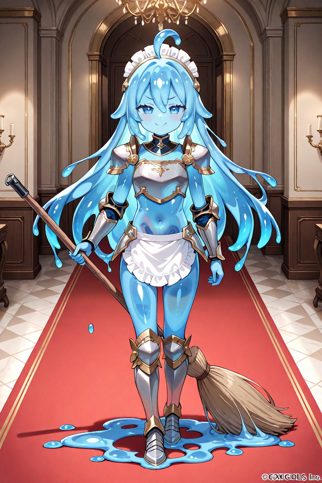 ドヤ顔アーマーメイドスライム