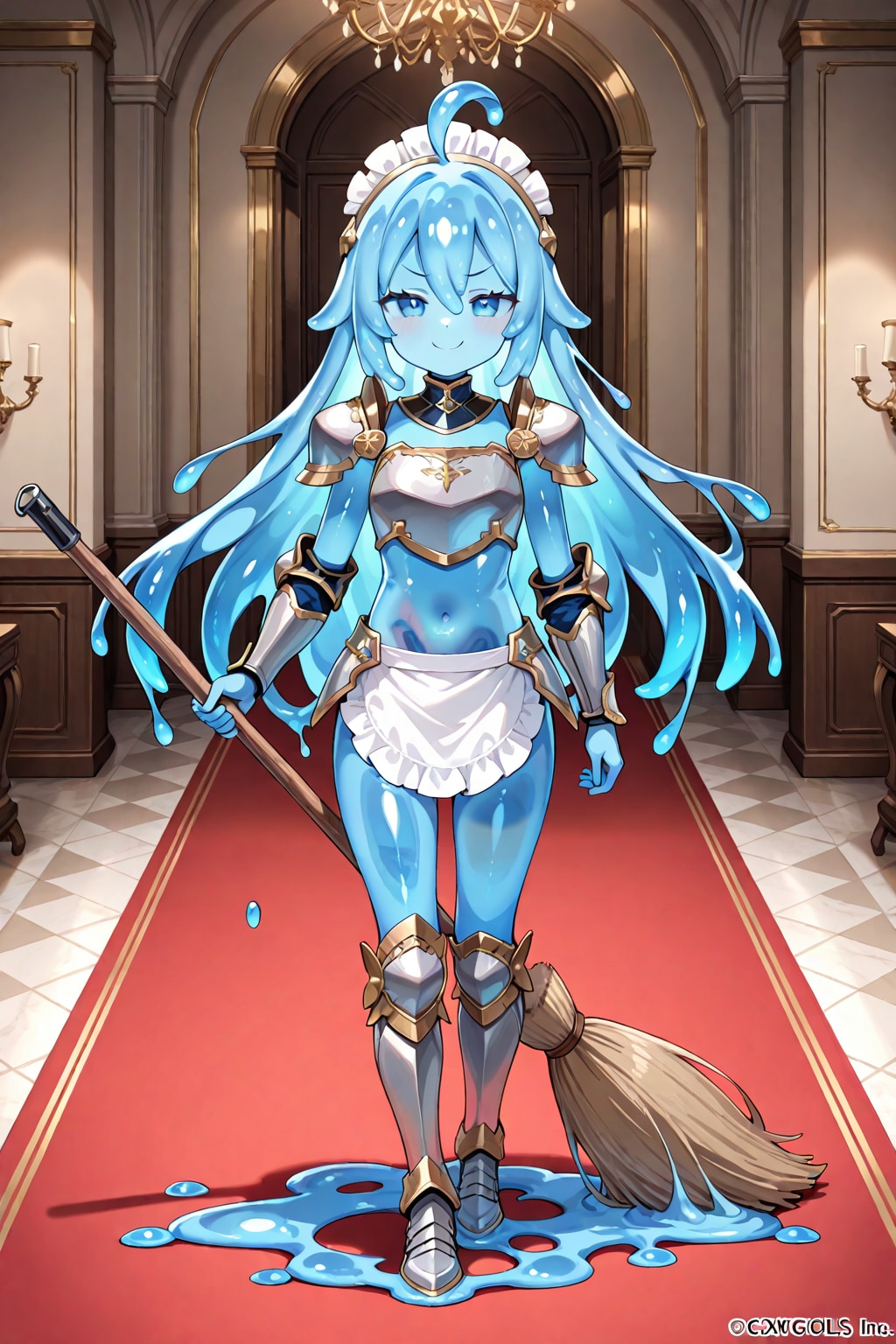 ドヤ顔アーマーメイドスライム