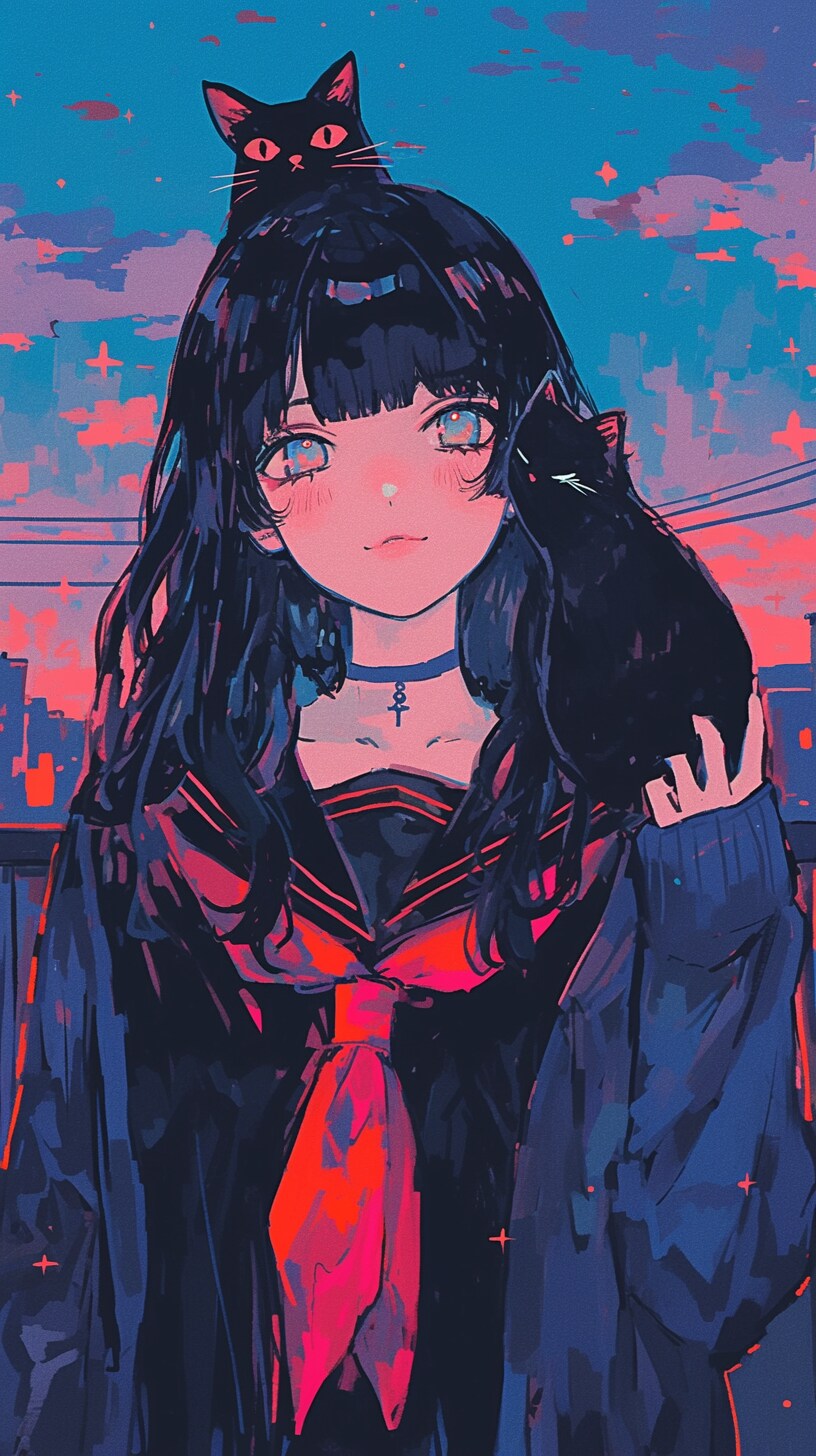 黒にゃんこ