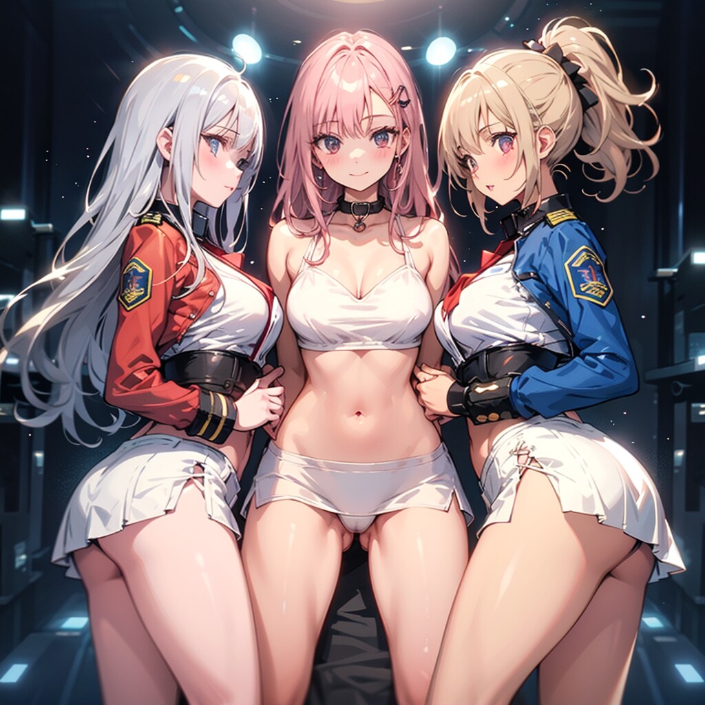3人の可愛い女の子