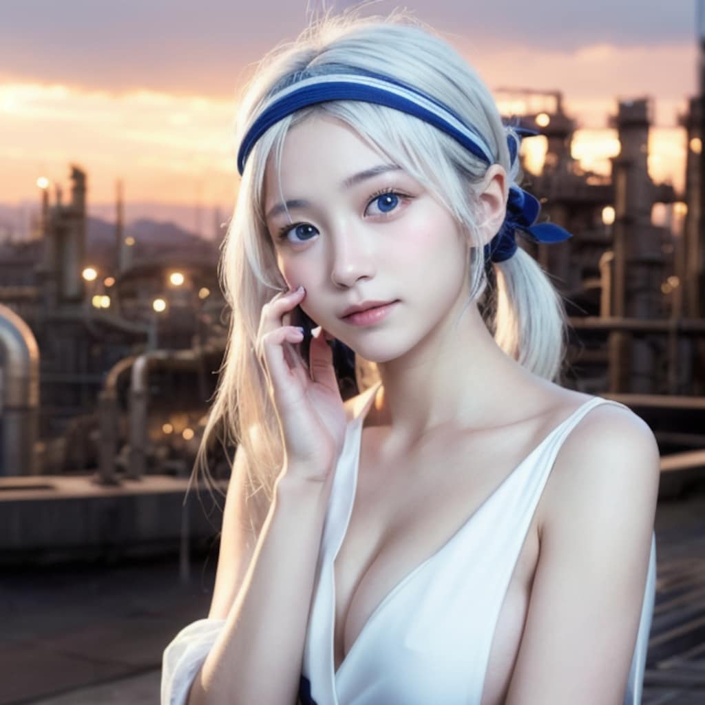 工場夕景大好きっ娘ちゃん