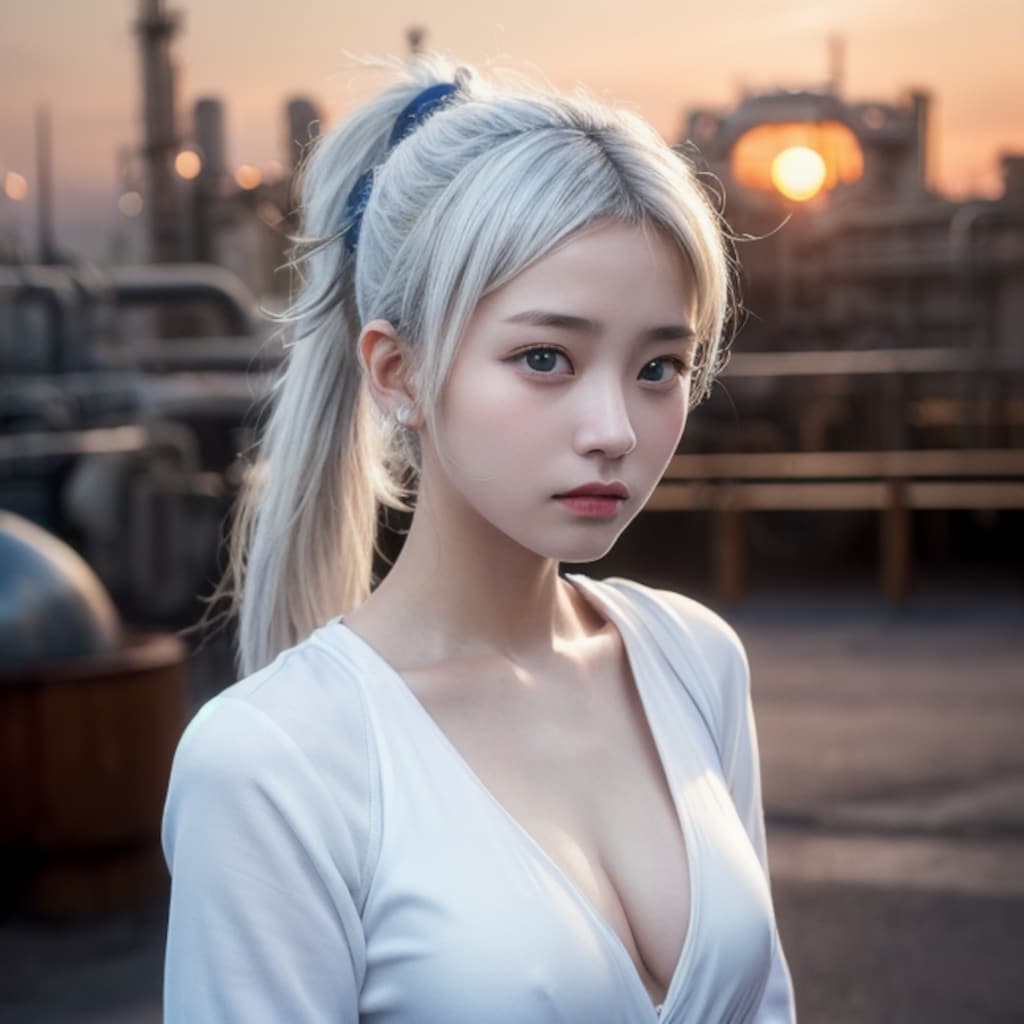 工場夕景大好きっ娘ちゃん