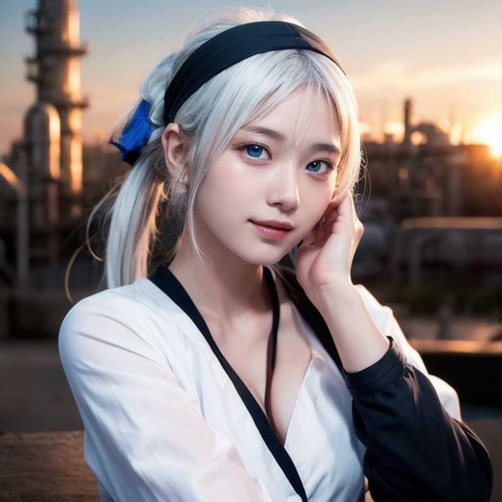 工場夕景大好きっ娘ちゃん