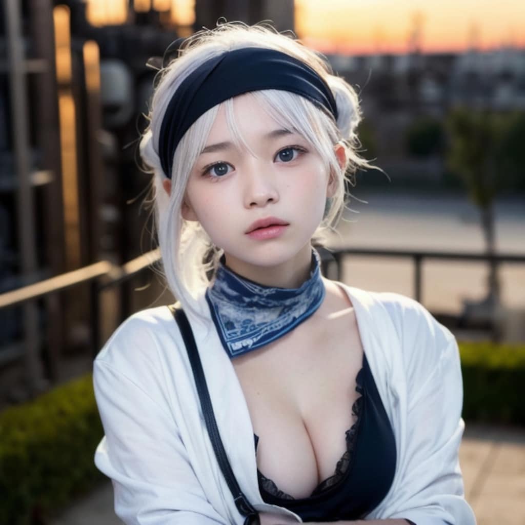 工場夕景大好きっ娘ちゃん