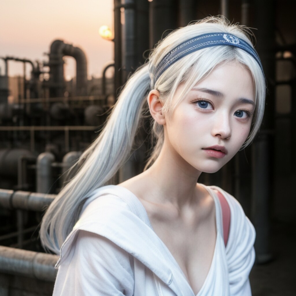 工場夕景大好きっ娘ちゃん