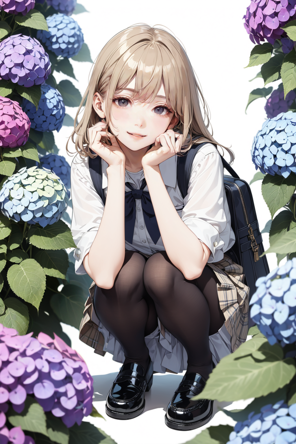 花と学生服 その8