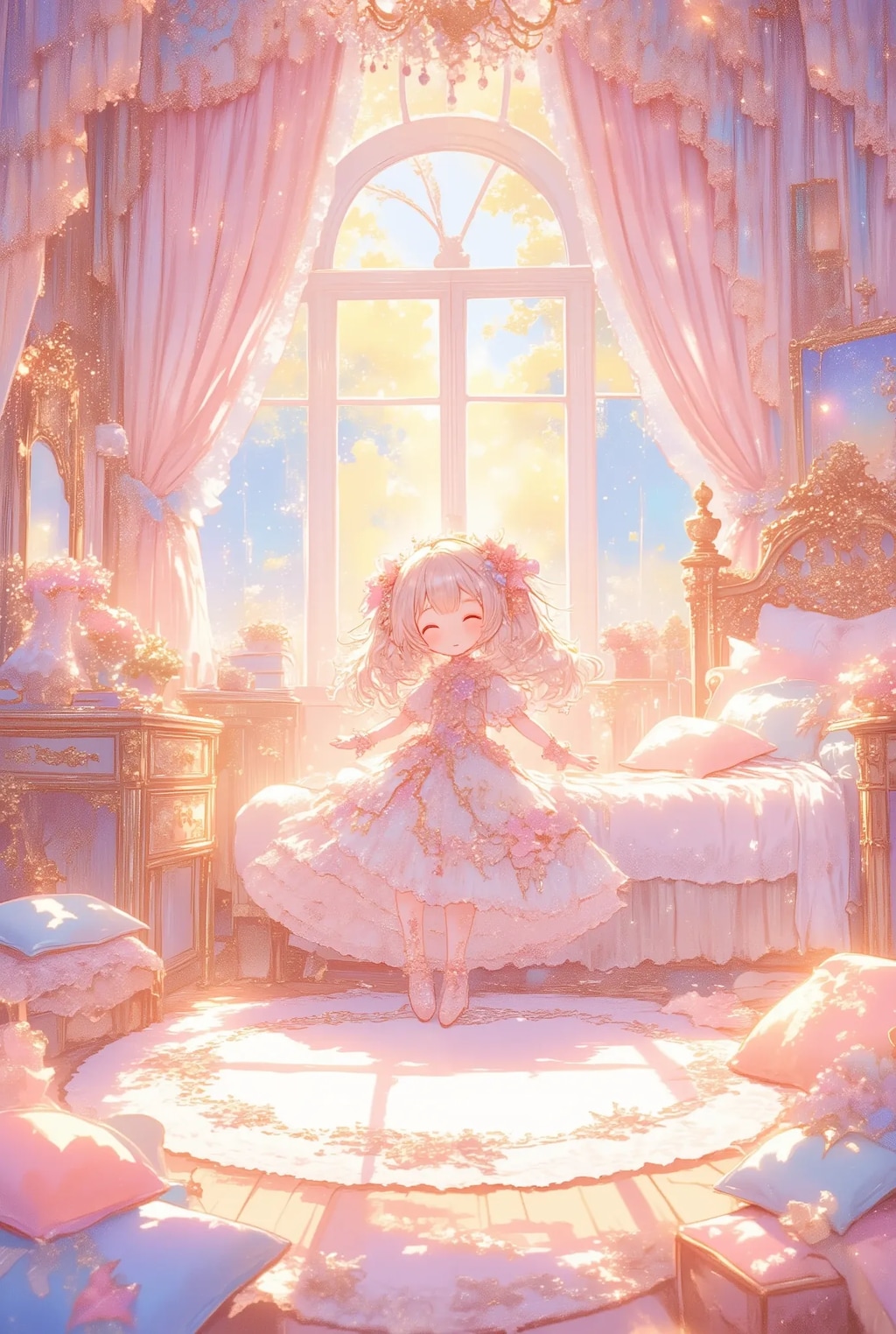 お金持ちのフリフリちゃん