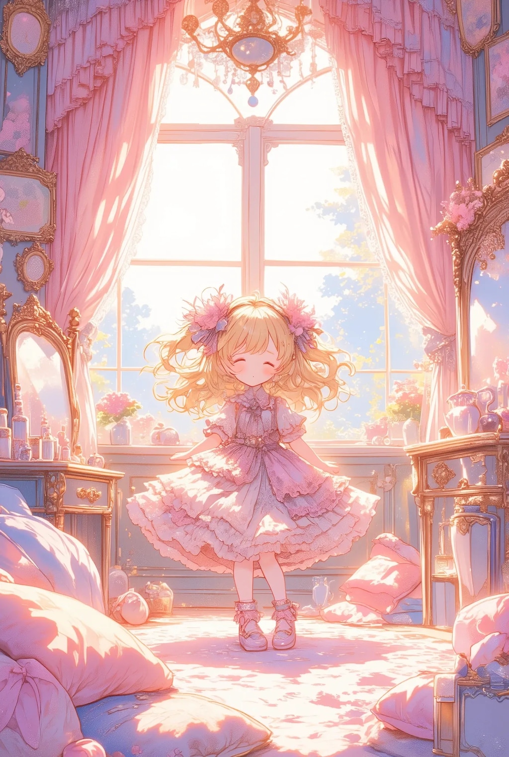 お金持ちのフリフリちゃん