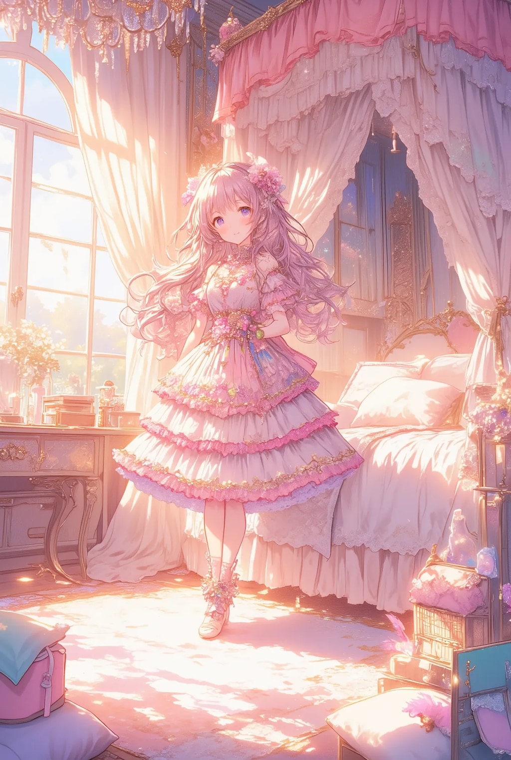 お金持ちのフリフリちゃん